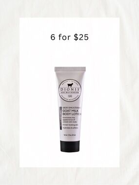 6/$25 • Dionis Goat Milk Body Lotion